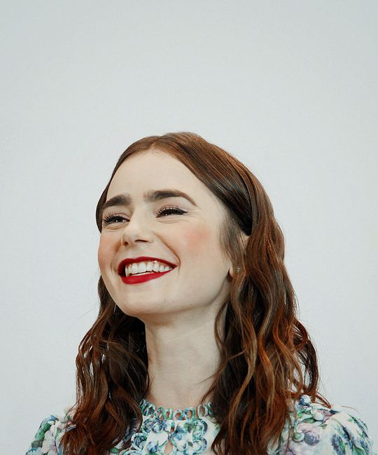 Lily Collins at the Film Independent 2018 Spirit Awards Press Conference.